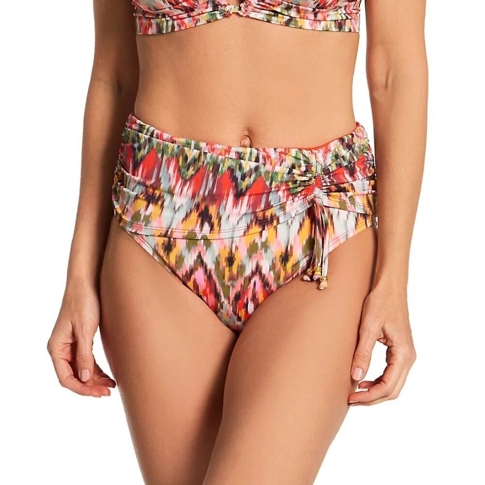 Bleu Rod Beattie Free Spirit Hi-Waist Sarong Swim Bottom